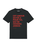 Tee Shirt Cet Amour qu'on a pour toi - Foot Dimanche