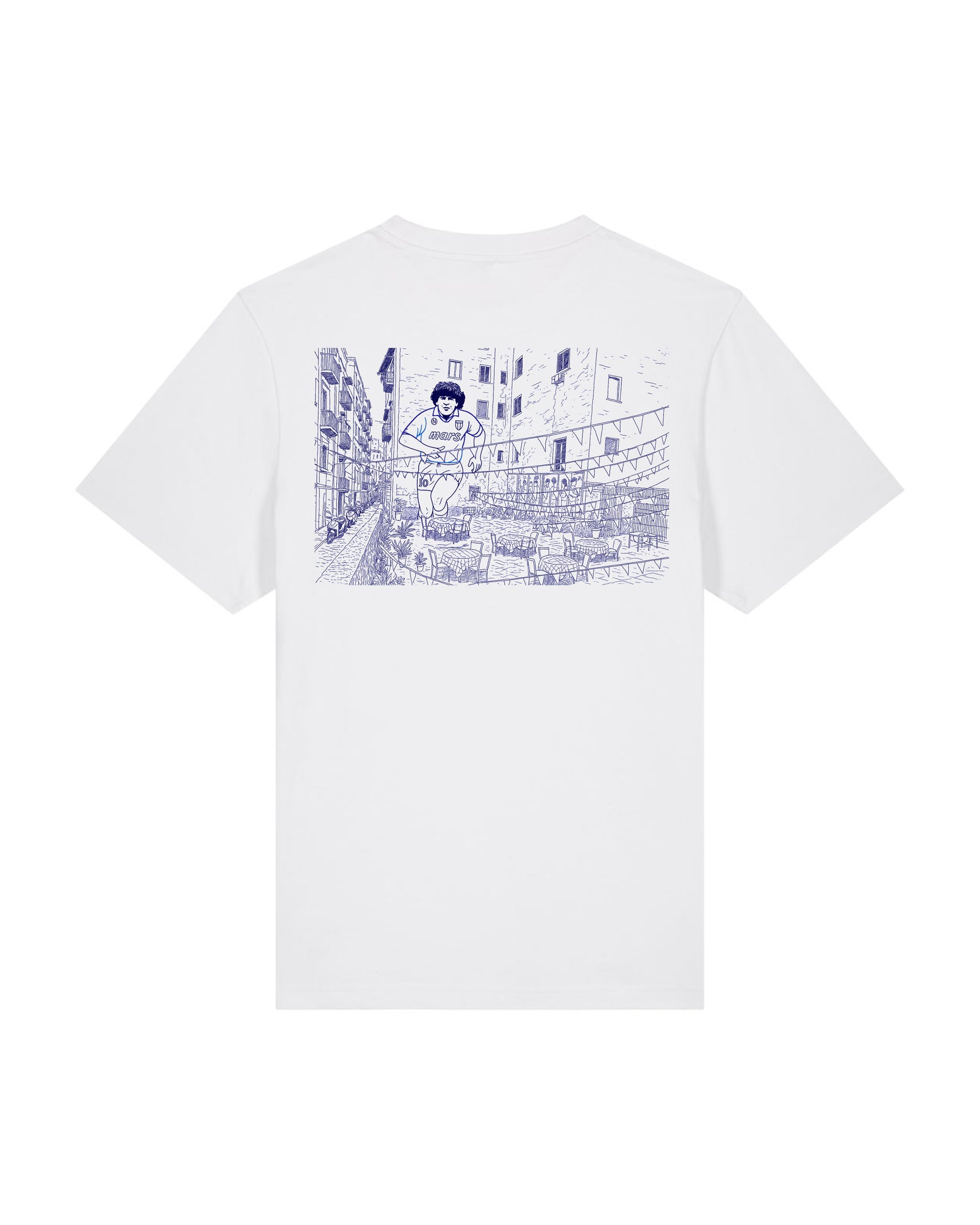 Tee Shirt Diego Mardona Murales - Foot Dimanche Napoli