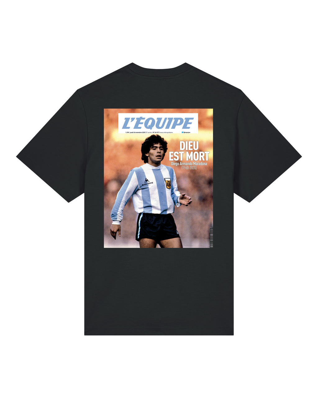 Tee Shirt Dieu est mort - L'Equipe x Foot Dimanche