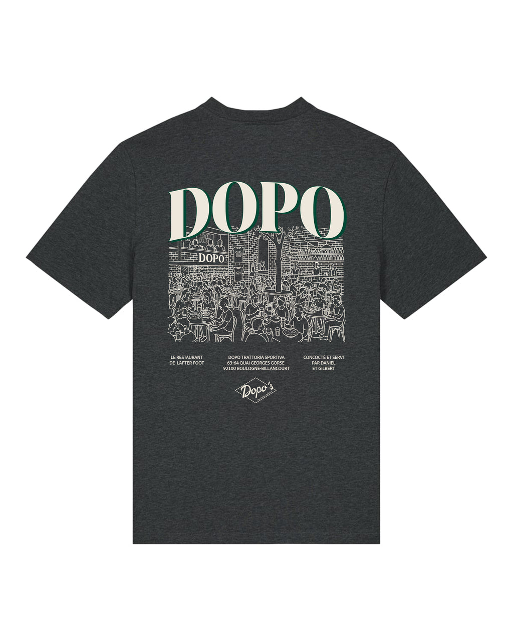 Tee Shirt Dopo Restaurant - Dopo x Foot Dimanche