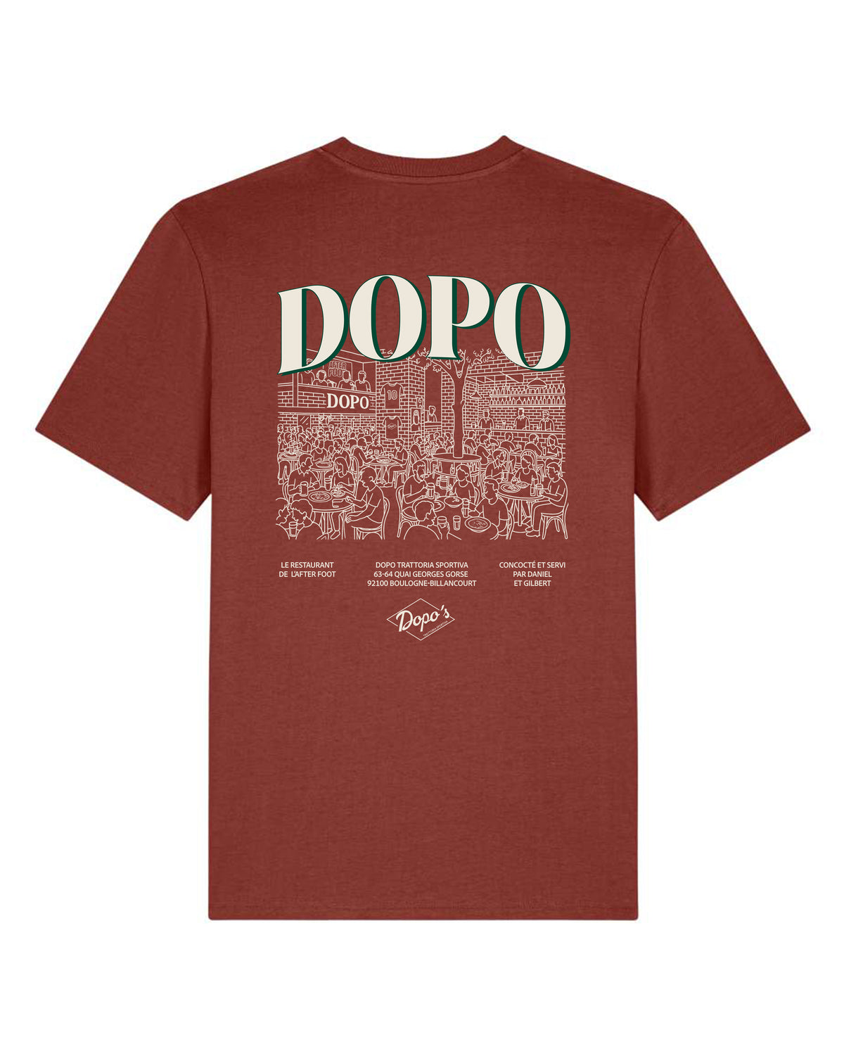 Tee Shirt Dopo Restaurant - Dopo x Foot Dimanche
