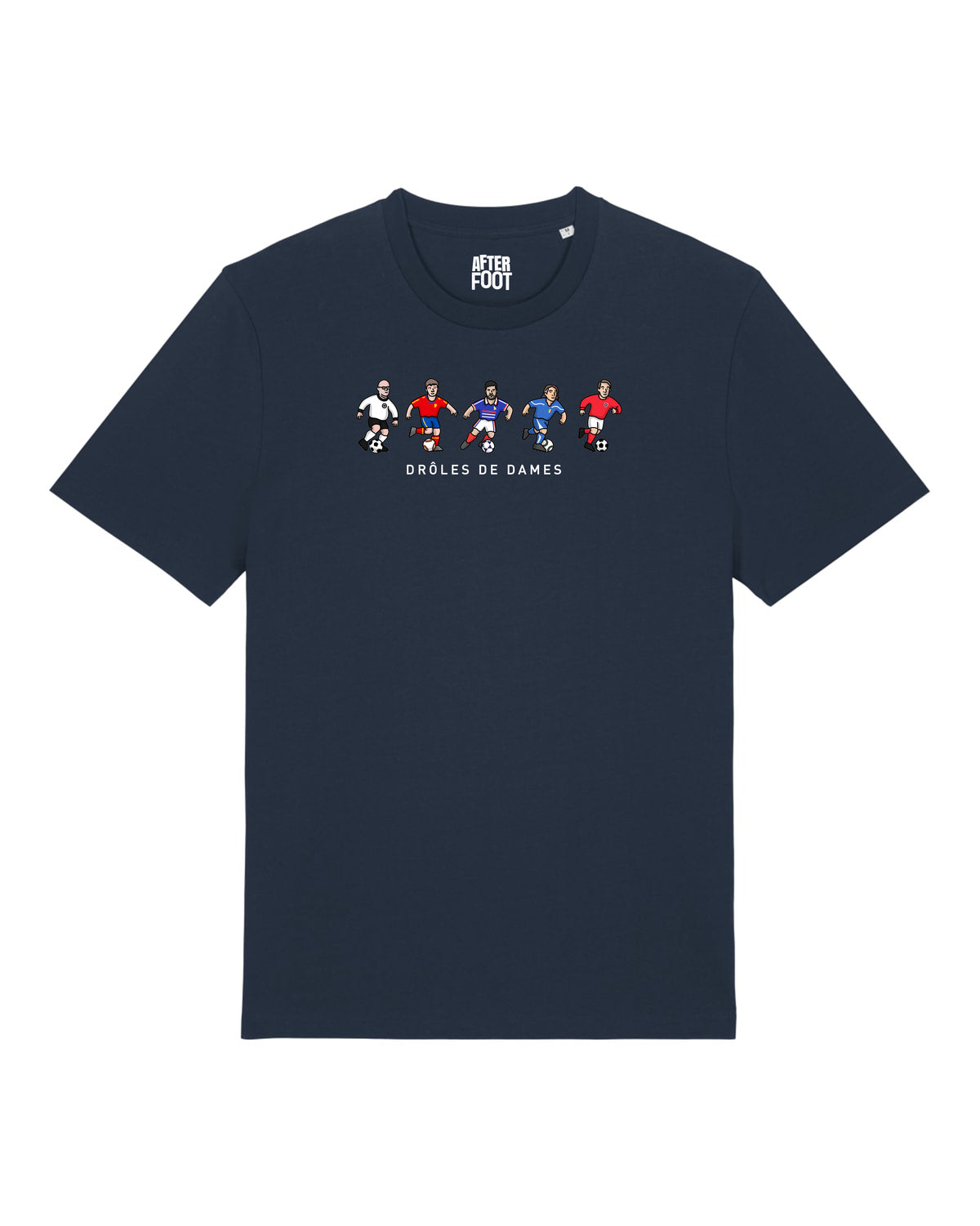 Tee Shirt Drôles de Dames Figurines - After Foot x Foot Dimanche