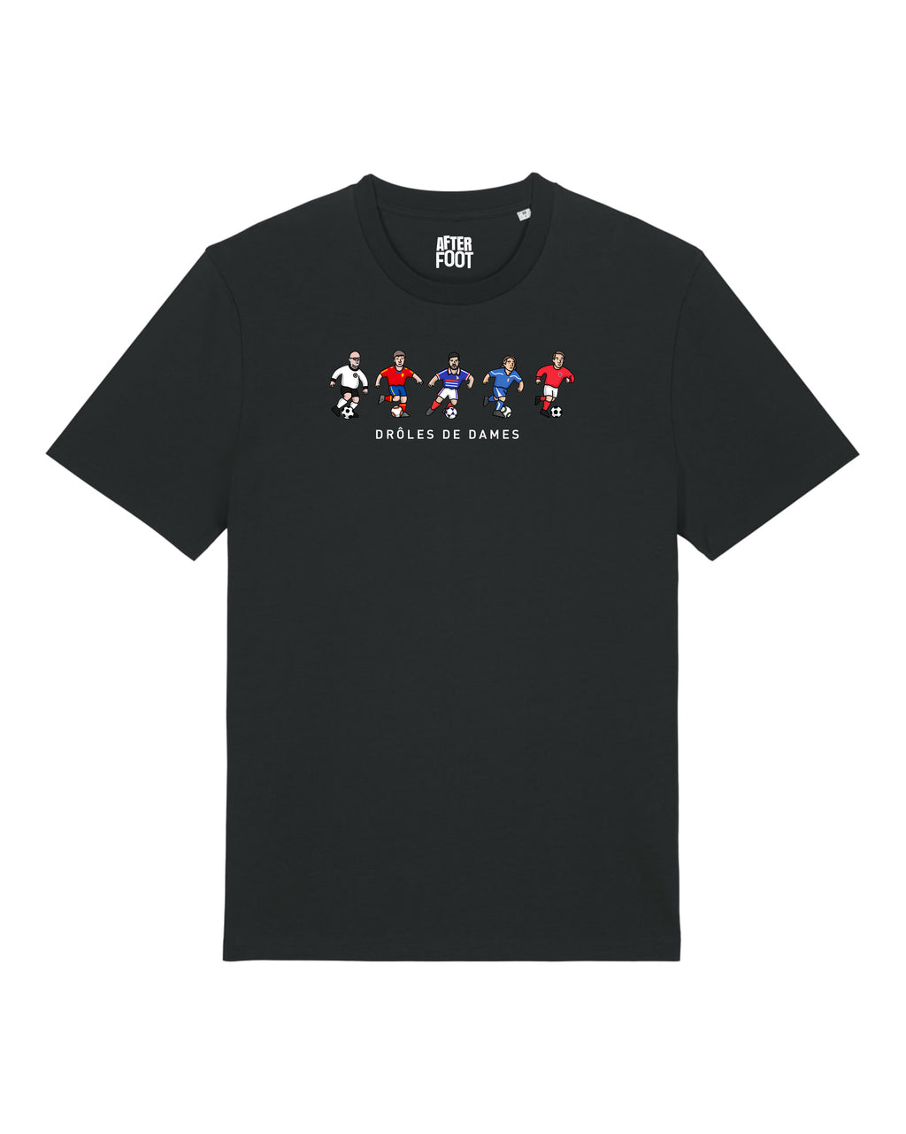 Tee Shirt Drôles de Dames Figurines - After Foot x Foot Dimanche