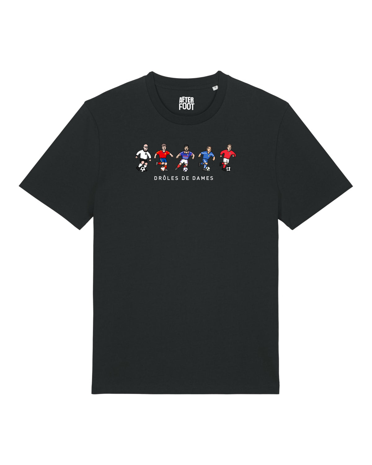 Tee Shirt Drôles de Dames Figurines - After Foot x Foot Dimanche