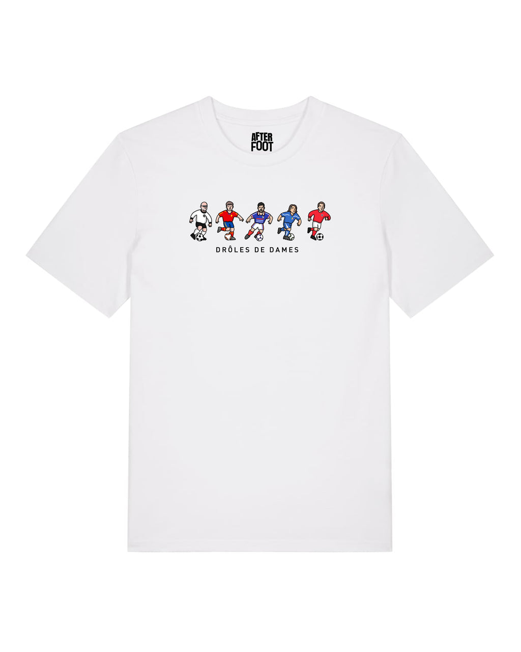 Tee Shirt Drôles de Dames Figurines - After Foot x Foot Dimanche