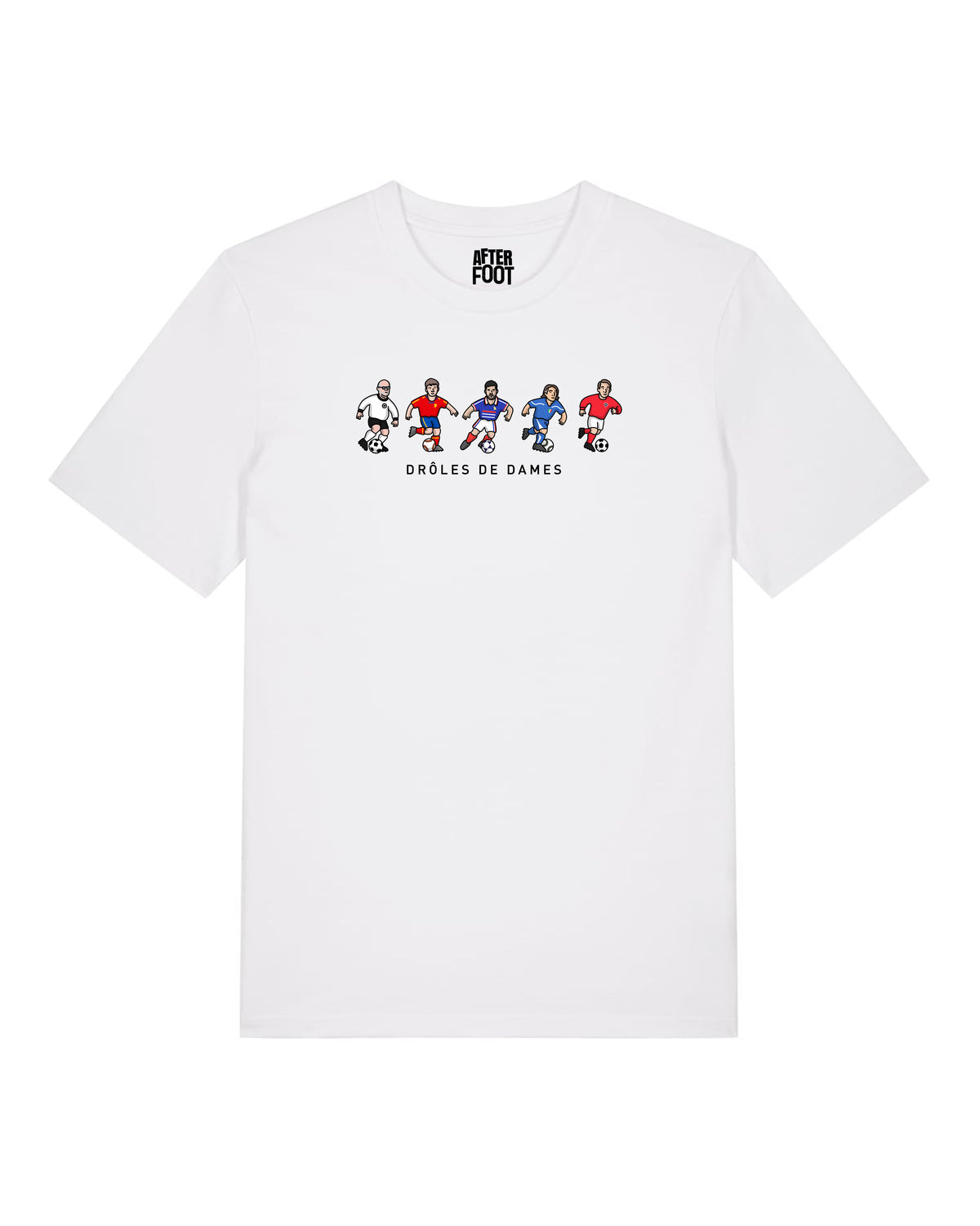 Tee Shirt Drôles de Dames Figurines - After Foot x Foot Dimanche