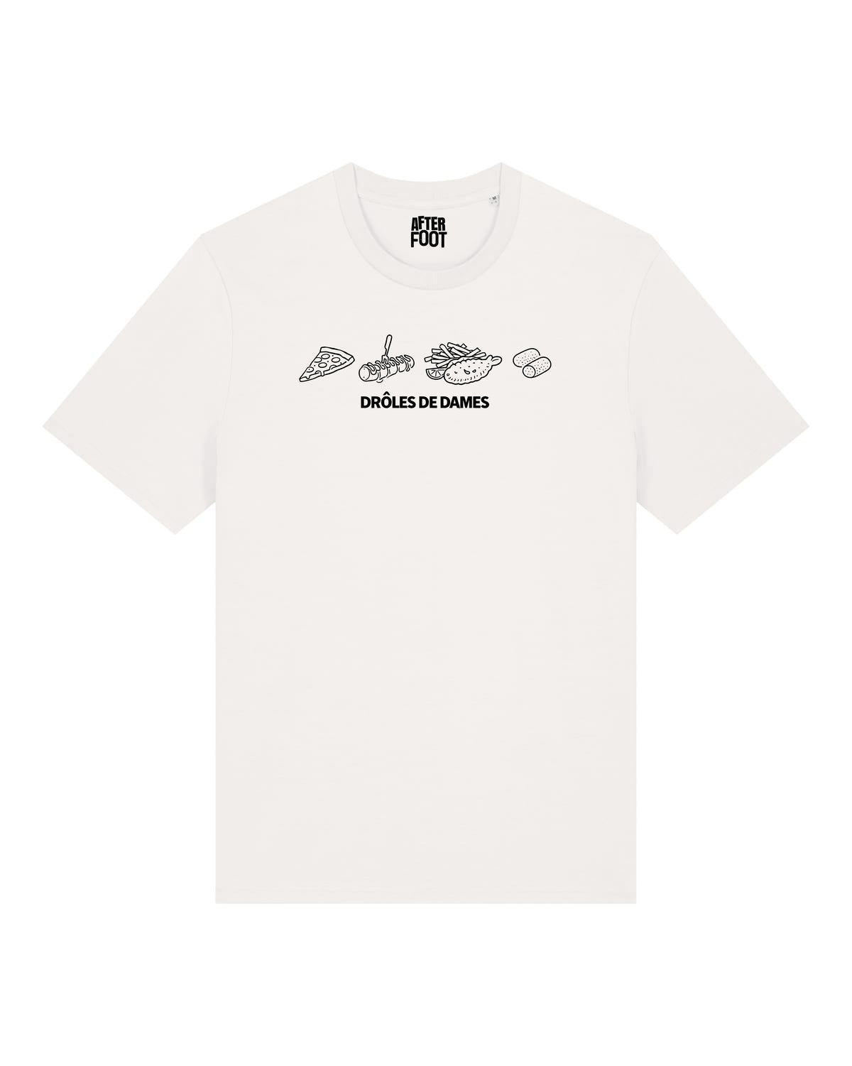 Tee Shirt Drôles de Dames Food - After Foot x Foot Dimanche