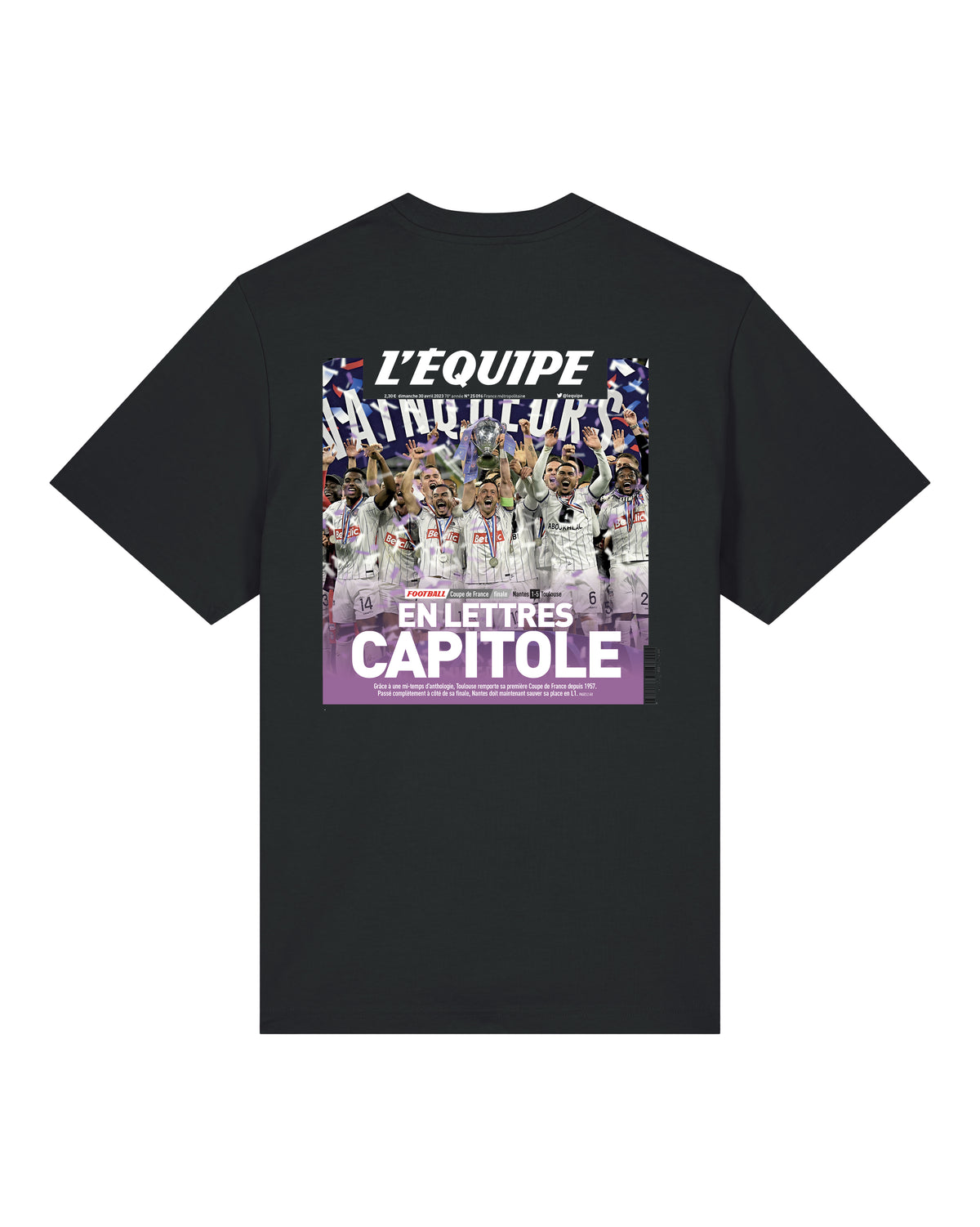 Tee Shirt En lettre capitole Toulouse - L'Equipe x Foot Dimanche