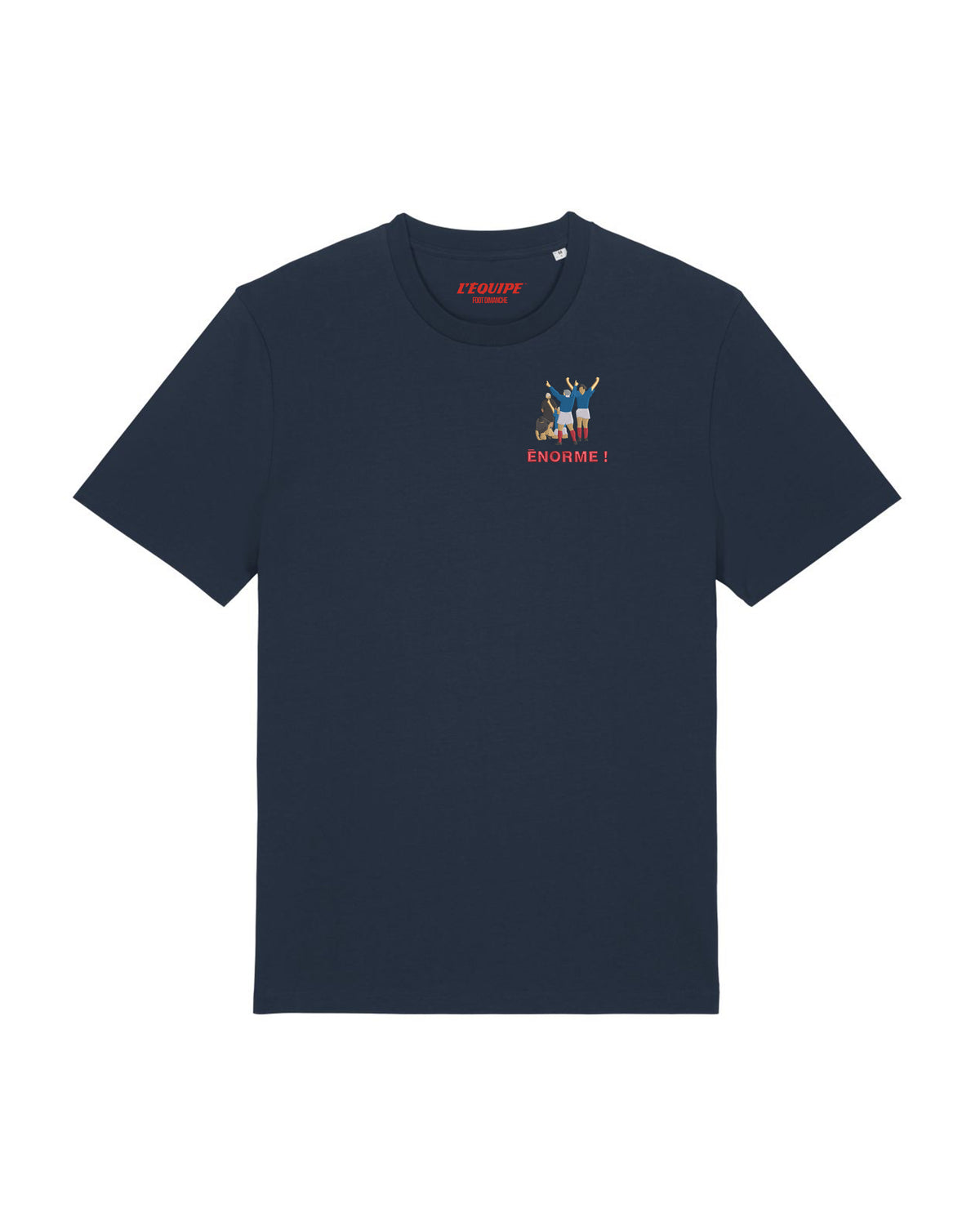 Tee Shirt Énorme brodé - L'Equipe x Foot Dimanche