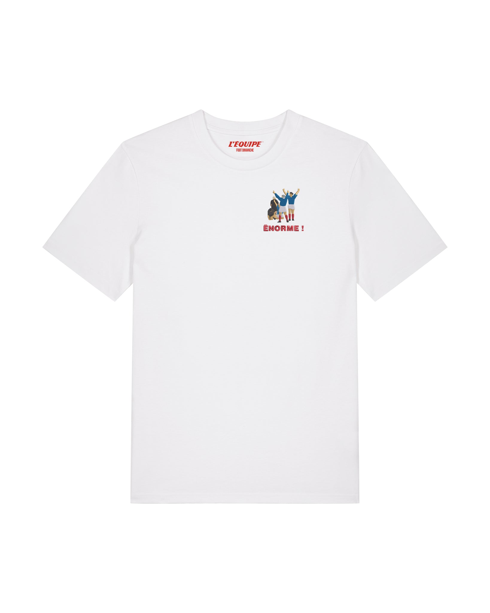 Tee Shirt Énorme brodé - L'Equipe x Foot Dimanche