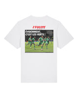 Tee Shirt Evidemment c'est les Verts - L'Equipe x Foot Dimanche