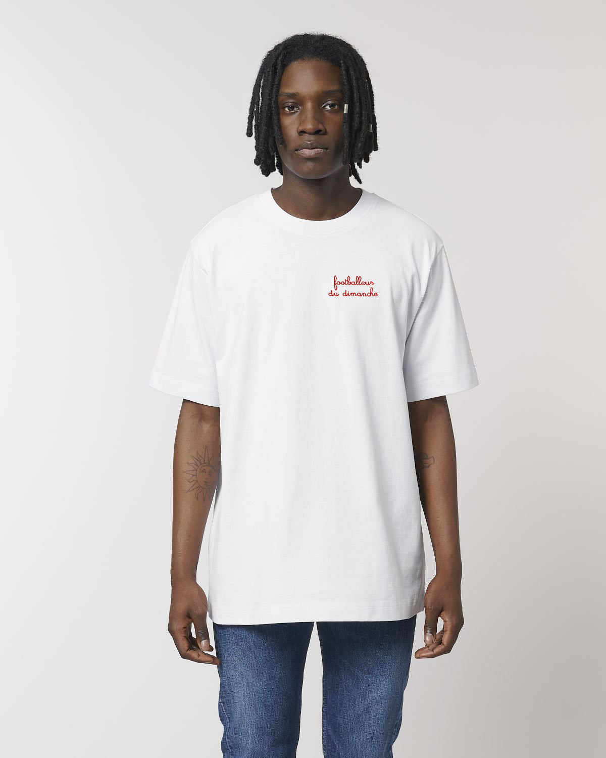 Tee Shirt Footballeur du dimanche brodé