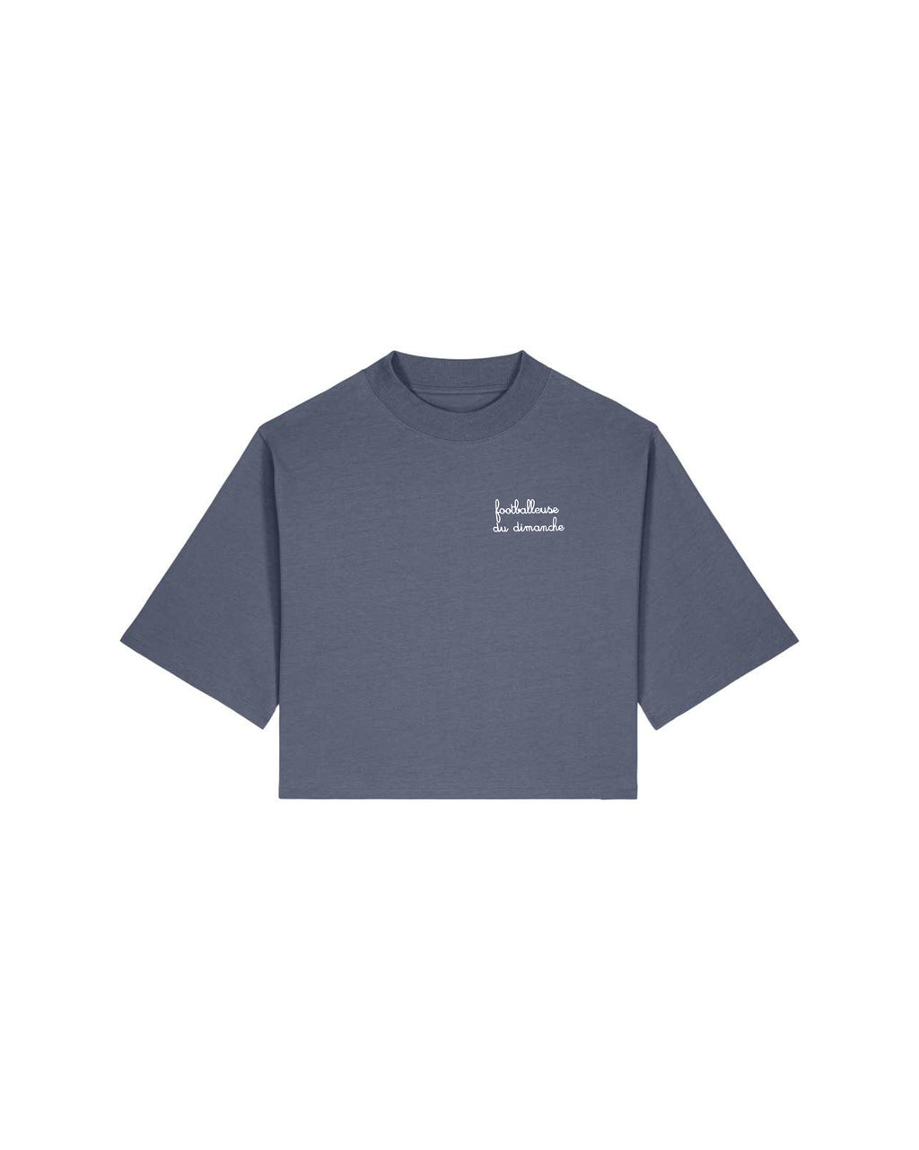 Tee Shirt Footballeuse du dimanche brodé