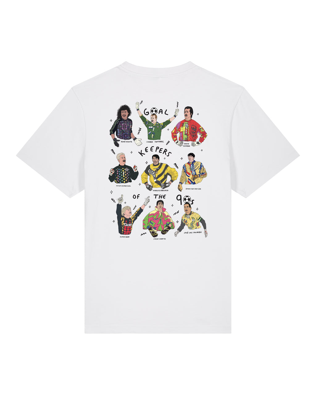Tee Shirt Goalkeepers of the 90's brodé