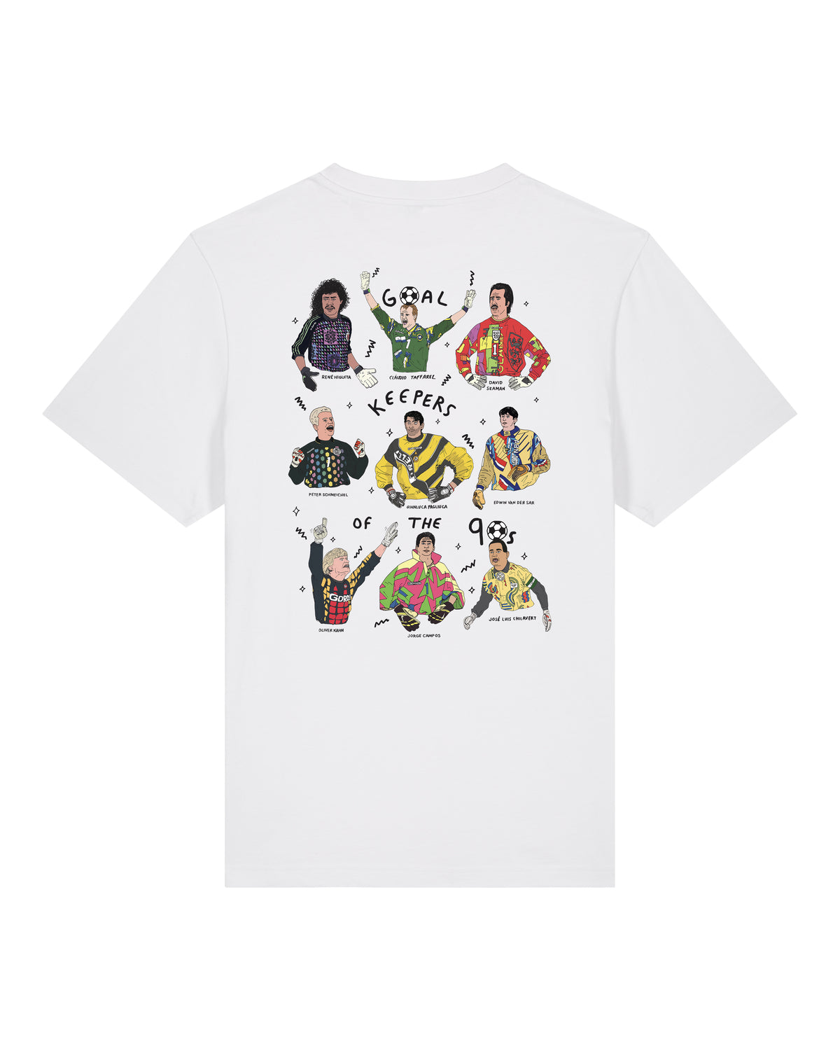 Tee Shirt Goalkeepers of the 90's brodé