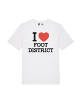 Tee Shirt I Love Foot District - Vrai Foot Day x Foot Dimanche