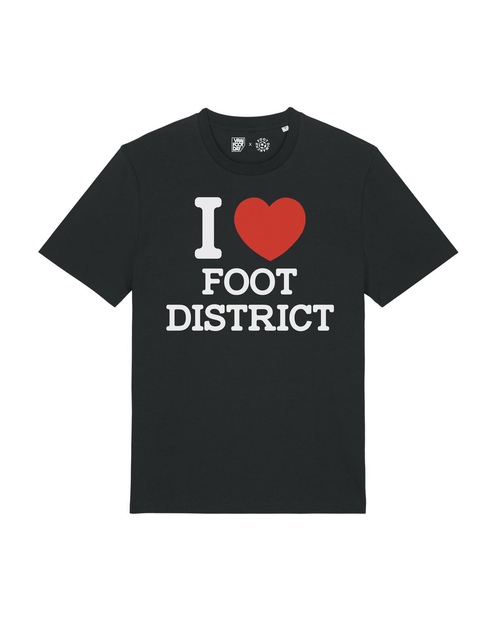 Tee Shirt I Love Foot District - Vrai Foot Day x Foot Dimanche