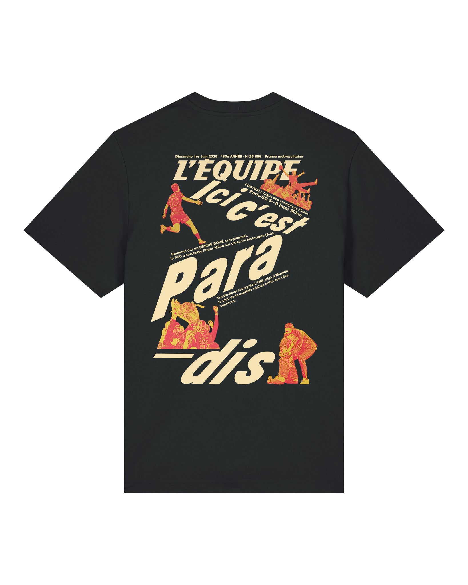 Tee Shirt Ici c'est Paradis - L'Equipe x Foot Dimanche