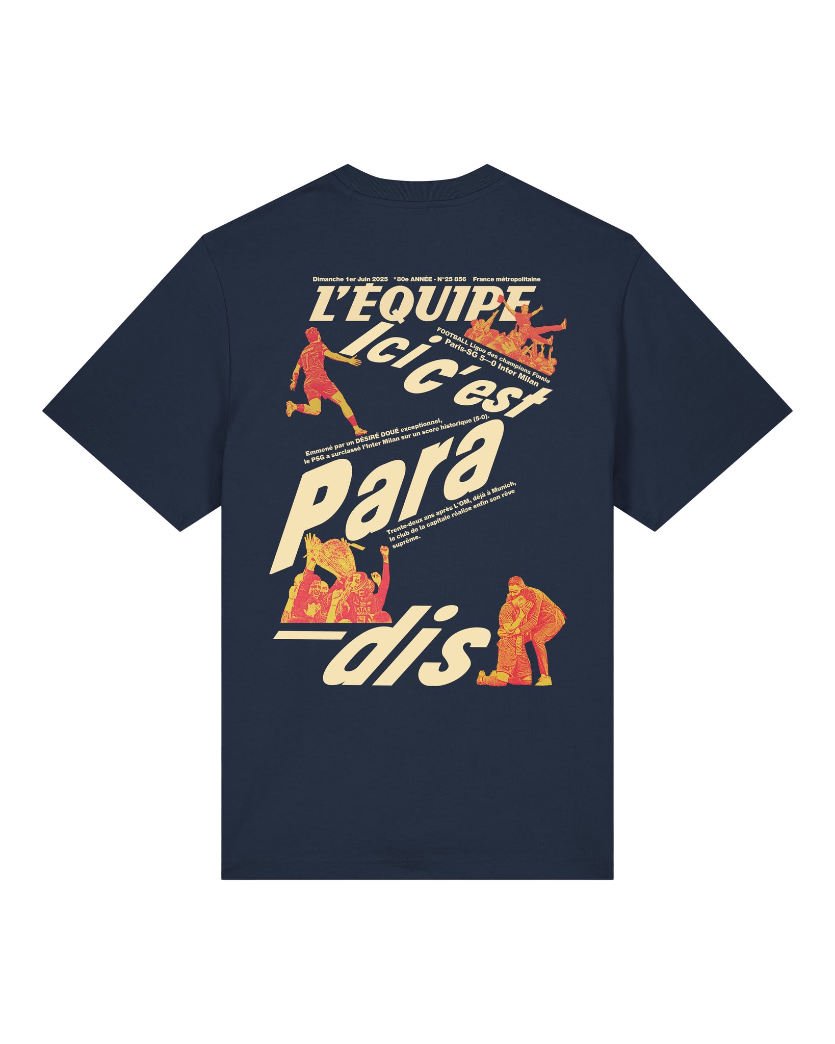 Tee Shirt Ici c'est Paradis - L'Equipe x Foot Dimanche