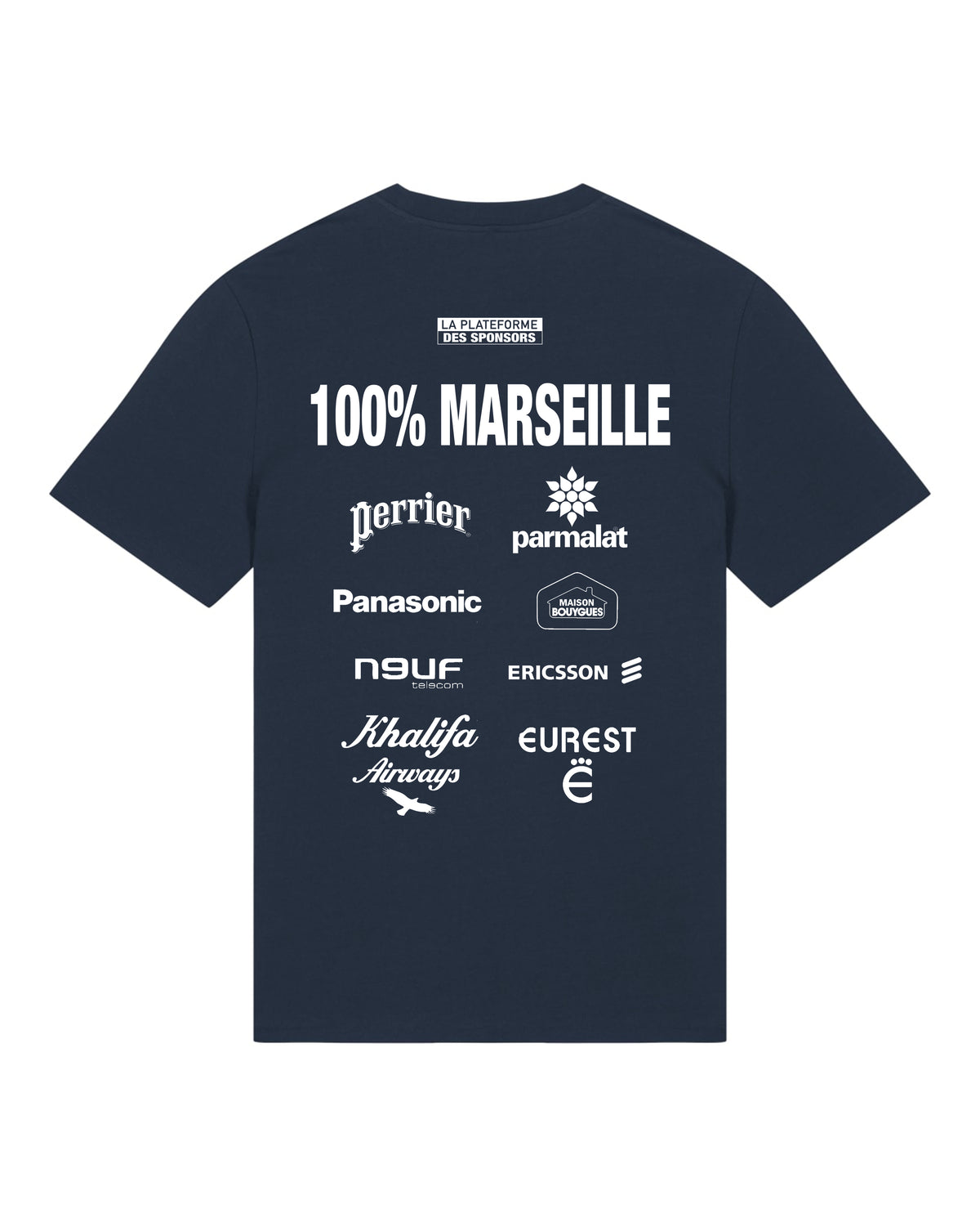 Tee Shirt La Plateforme des Sponsors 100% Marseille