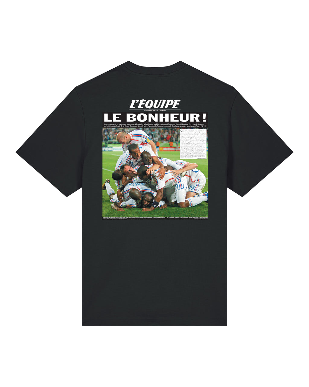 Tee Shirt Le Bonheur - L'Equipe x Foot Dimanche