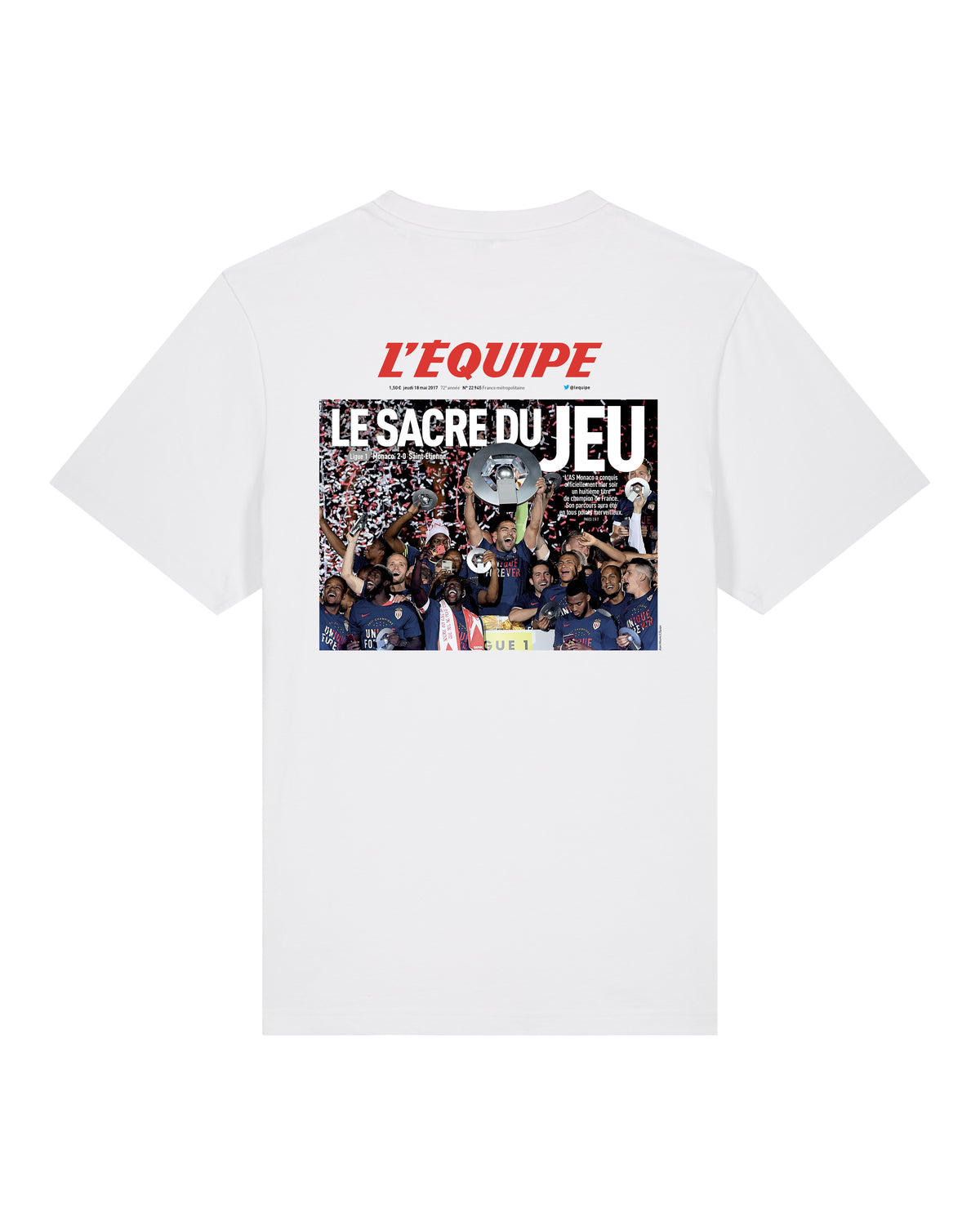 Tee Shirt Le Sacre du Jeu - L'Equipe x Foot Dimanche