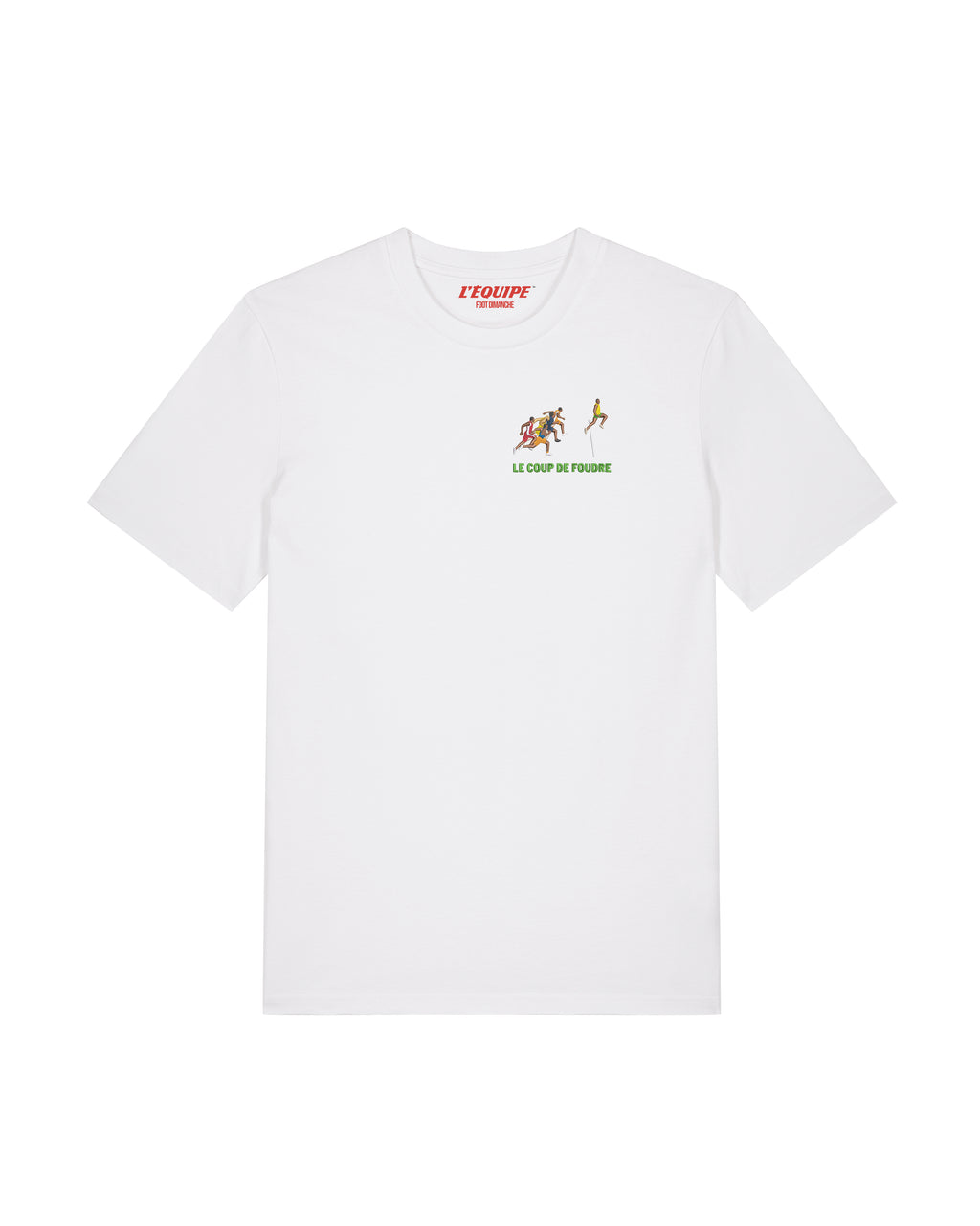Tee Shirt Le coup de foudre brodé - L'Equipe x Foot Dimanche