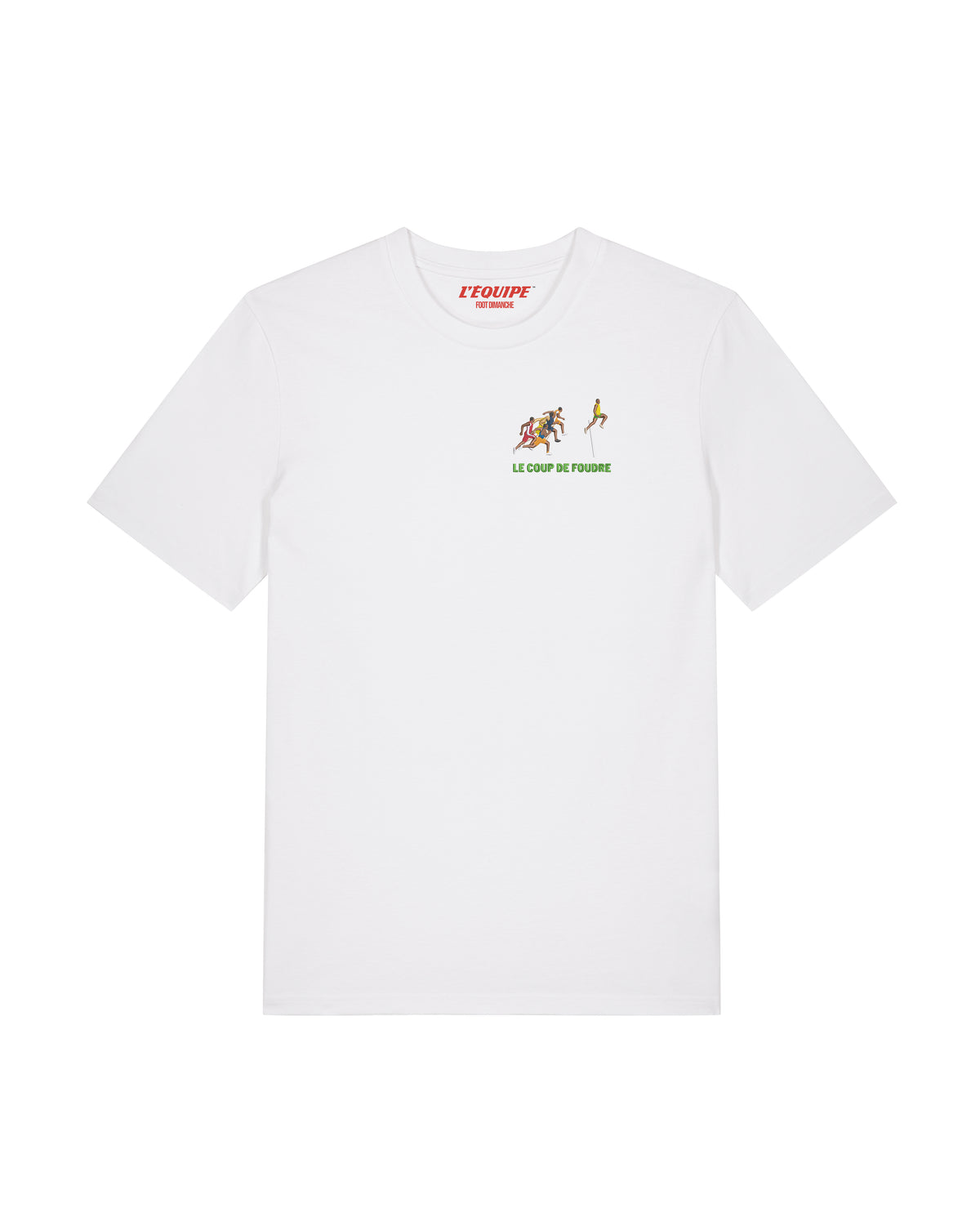 Tee Shirt Le coup de foudre brodé - L'Equipe x Foot Dimanche