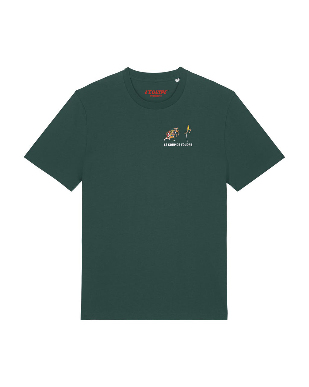 Tee Shirt Le coup de foudre brodé - L'Equipe x Foot Dimanche