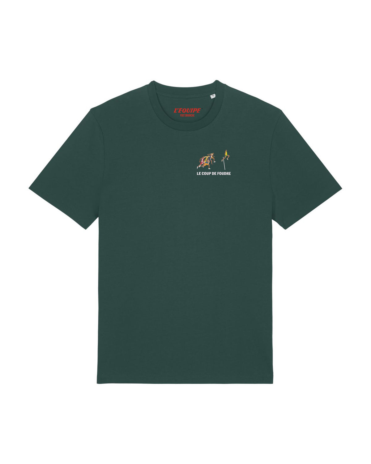 Tee Shirt Le coup de foudre brodé - L'Equipe x Foot Dimanche