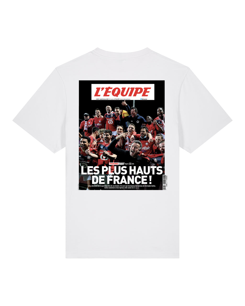 Tee Shirt Les plus Hauts de France - L'Equipe x Foot Dimanche