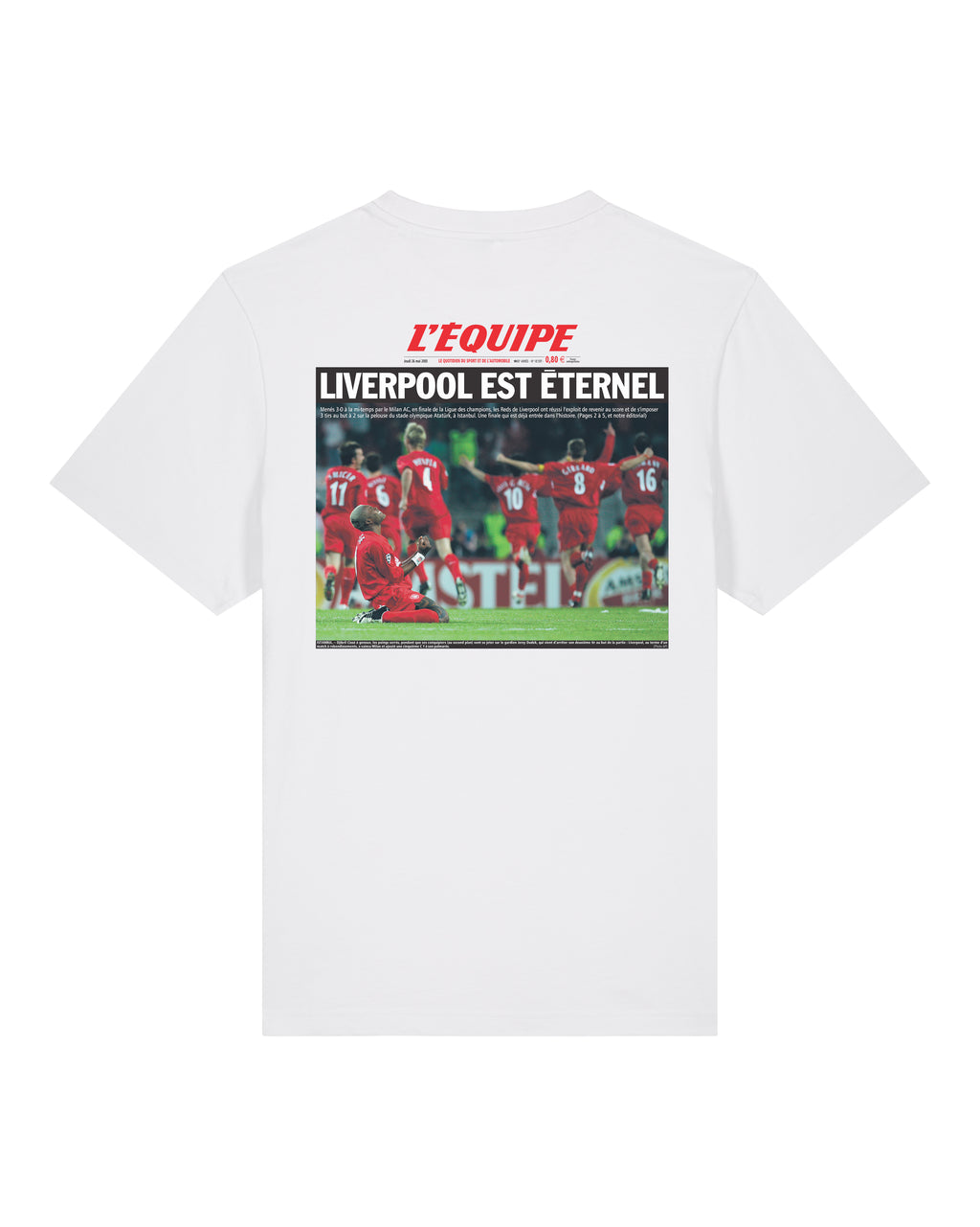 Tee Shirt Liverpool est éternel - L'Equipe x Foot Dimanche