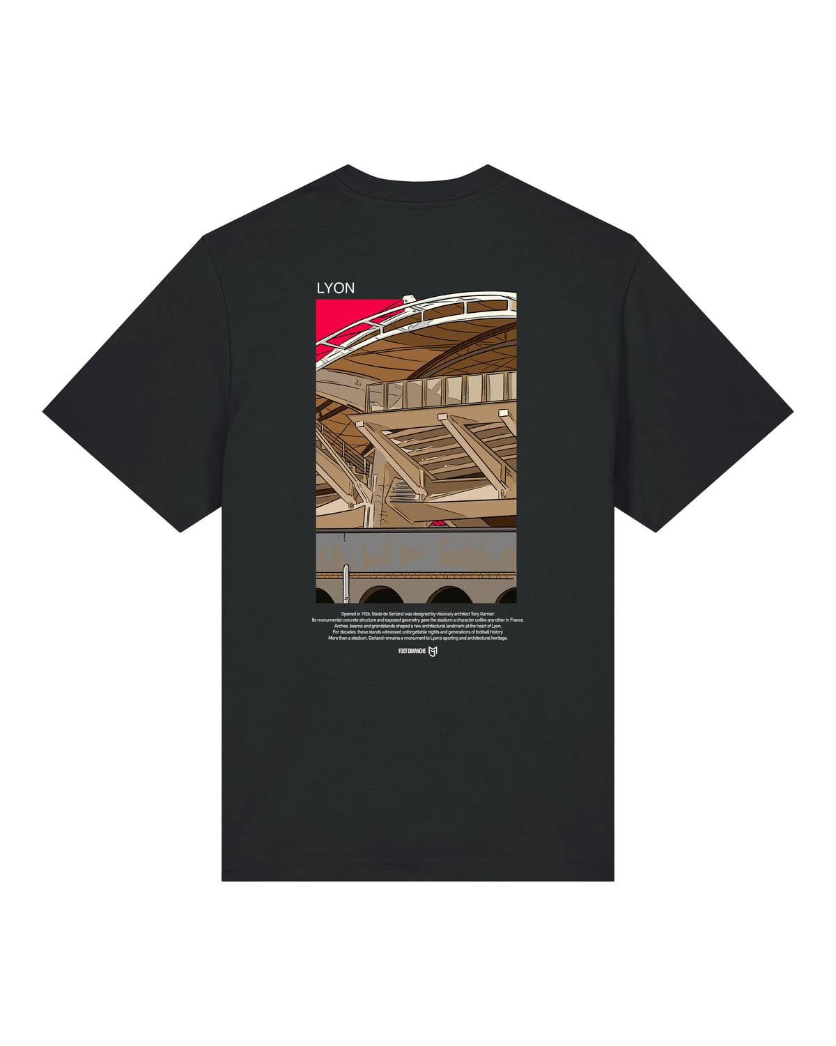 Tee Shirt Lyon - Foot Dimanche x Mark Johnson