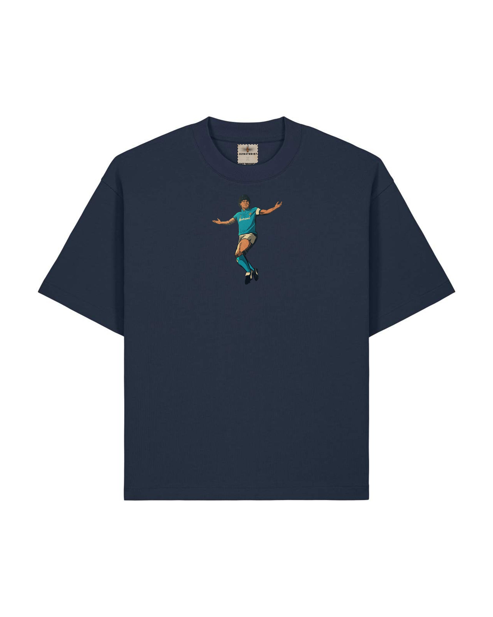 Tee Shirt Maradona - Foot Dimanche x Alvastudio7