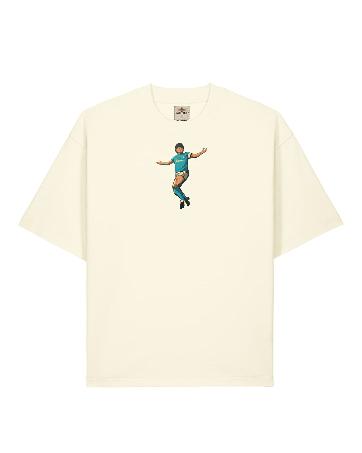 Tee Shirt Maradona - Foot Dimanche x Alvastudio7