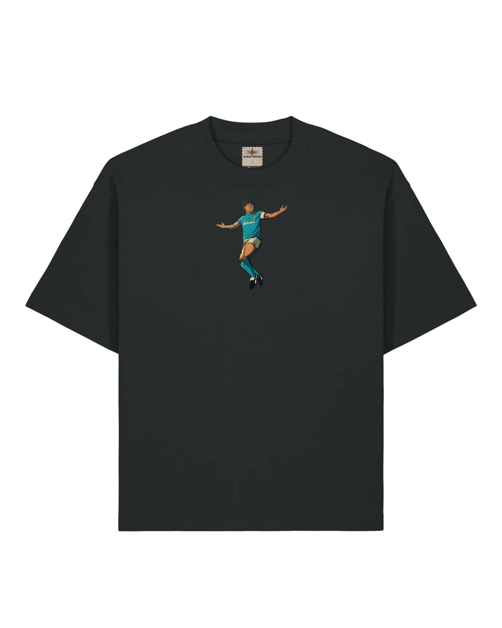 Tee Shirt Maradona - Foot Dimanche x Alvastudio7