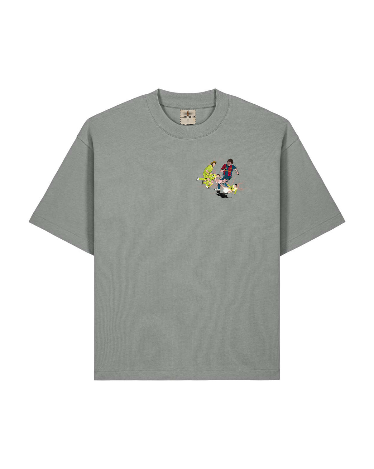 Tee Shirt Messi - Foot Dimanche x Alvastudio7