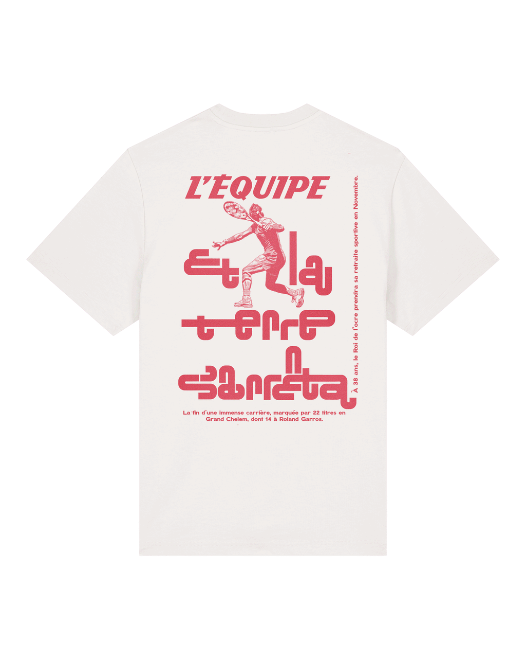 Tee Shirt Et la terre s'arrêta - L'Equipe x Foot Dimanche by Plakat