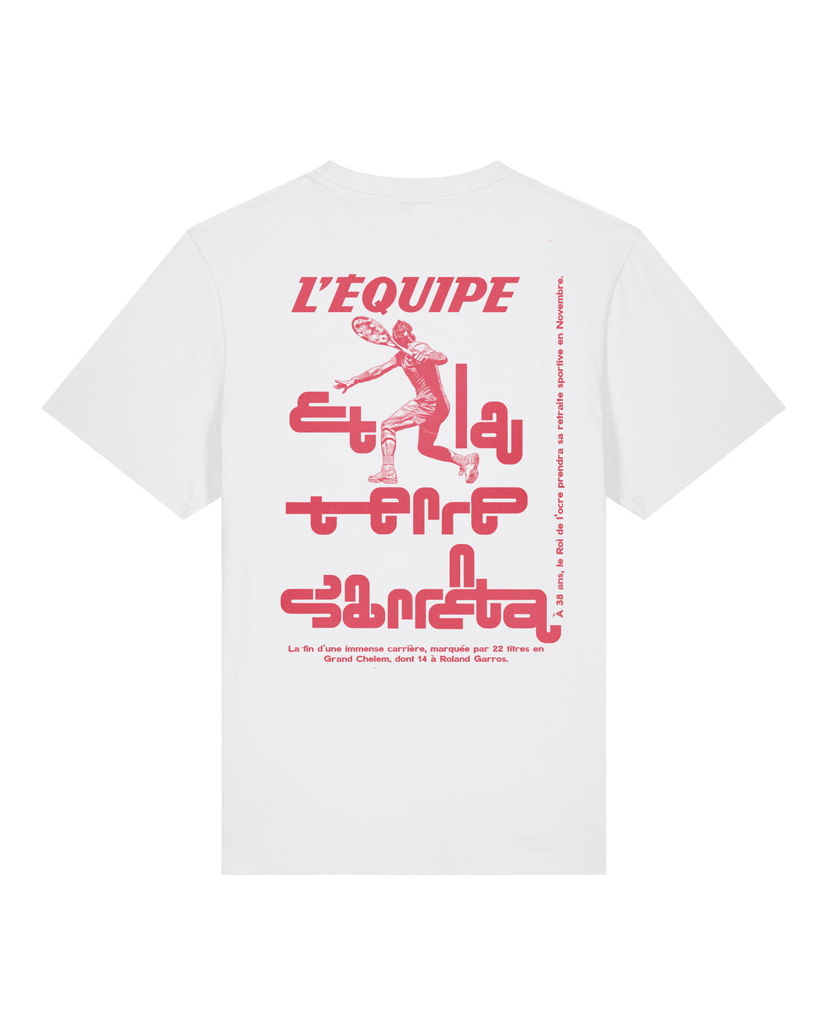 Tee Shirt Et la terre s'arrêta - L'Equipe x Foot Dimanche by Plakat