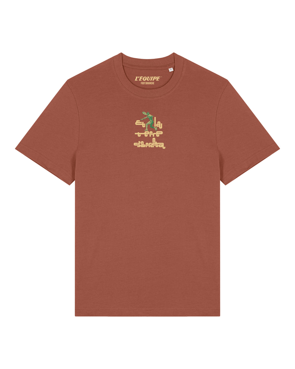 Tee Shirt Et la terre s'arrêta - L'Equipe x Foot Dimanche by Plakat
