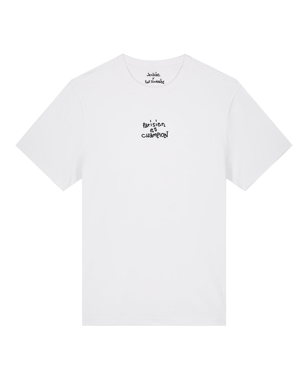 Tee Shirt Parisien et Champion - Jenikäe x Foot Dimanche