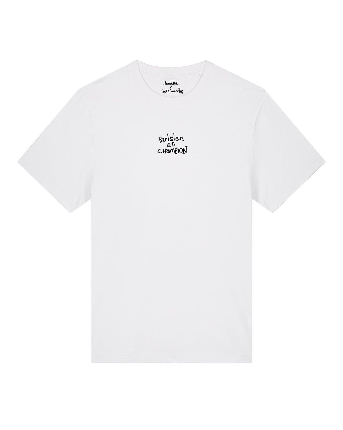 Tee Shirt Parisien et Champion - Jenikäe x Foot Dimanche