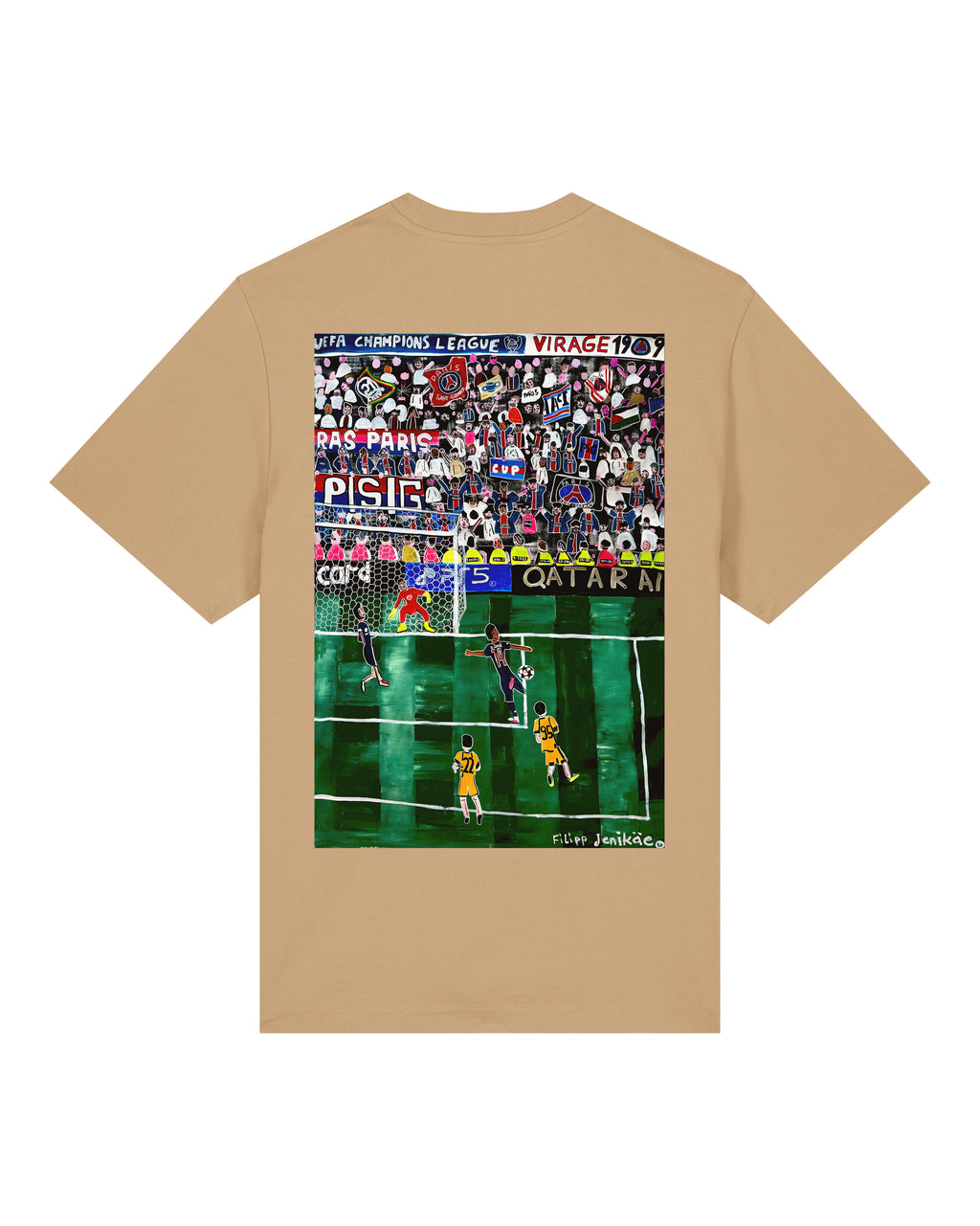 Tee Shirt Parisien et Champion - Jenikäe x Foot Dimanche