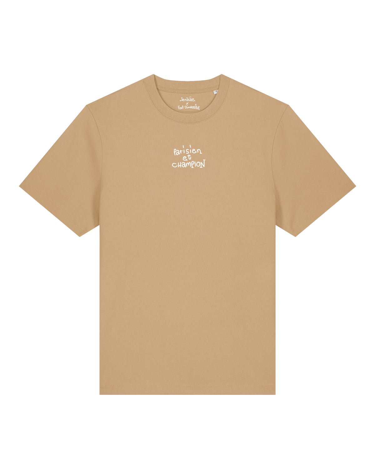 Tee Shirt Parisien et Champion - Jenikäe x Foot Dimanche