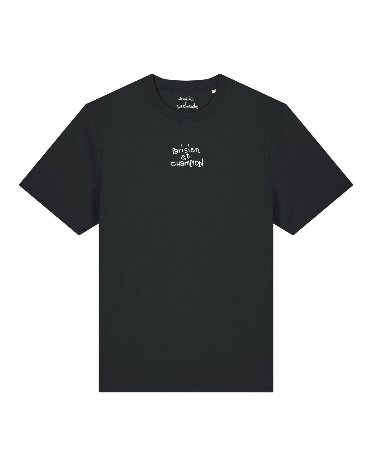 Tee Shirt Parisien et Champion - Jenikäe x Foot Dimanche