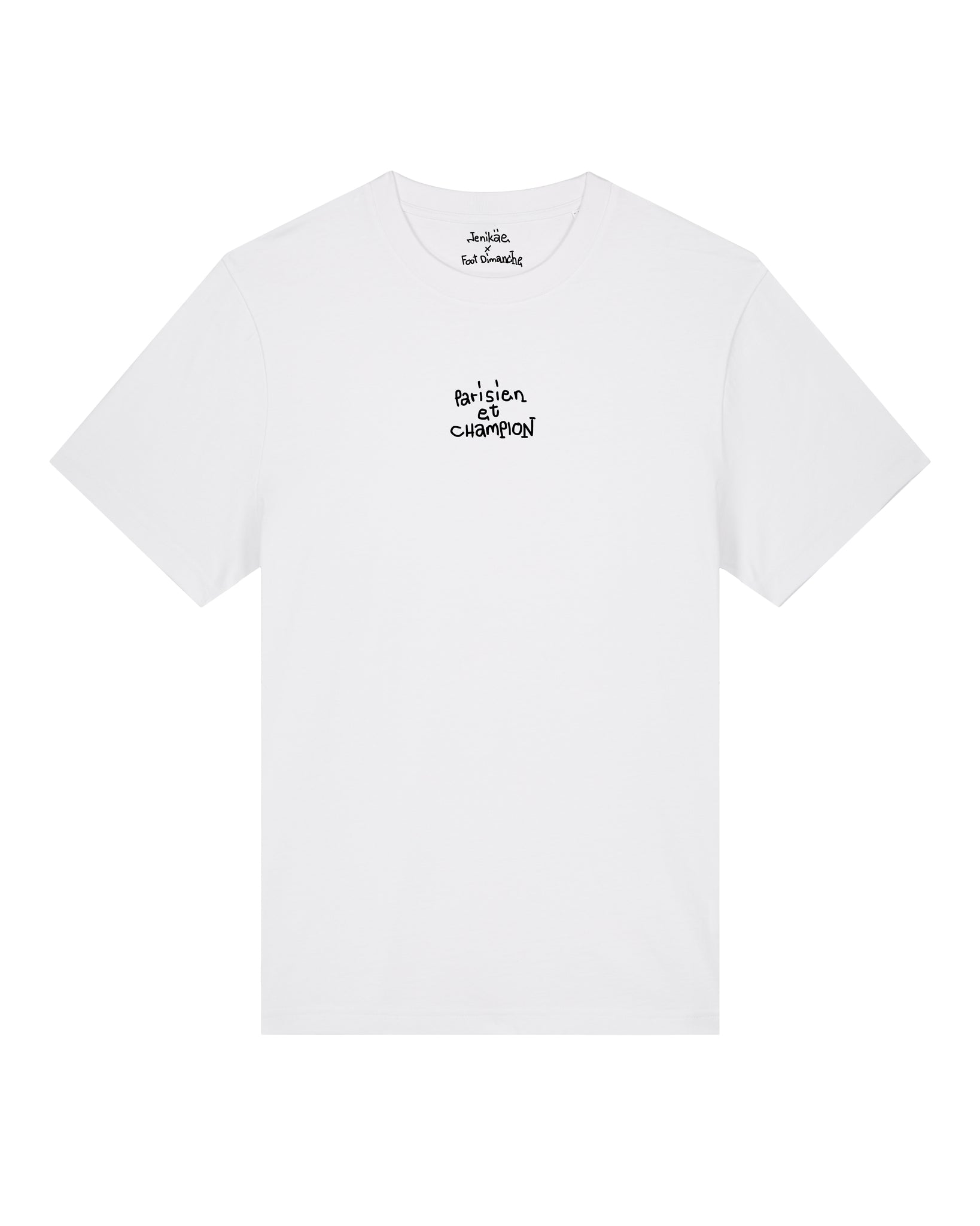 Tee Shirt Parisien et Champion - Jenikäe x Foot Dimanche