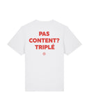 Tee Shirt Pas Content ? Triplé - Foot Dimanche