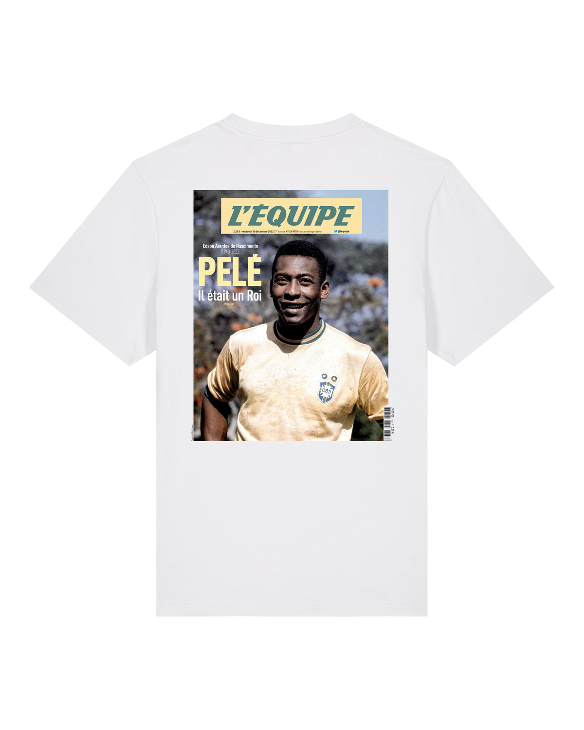 Tee Shirt Pelé, il était un Roi - L'Equipe x Foot Dimanche