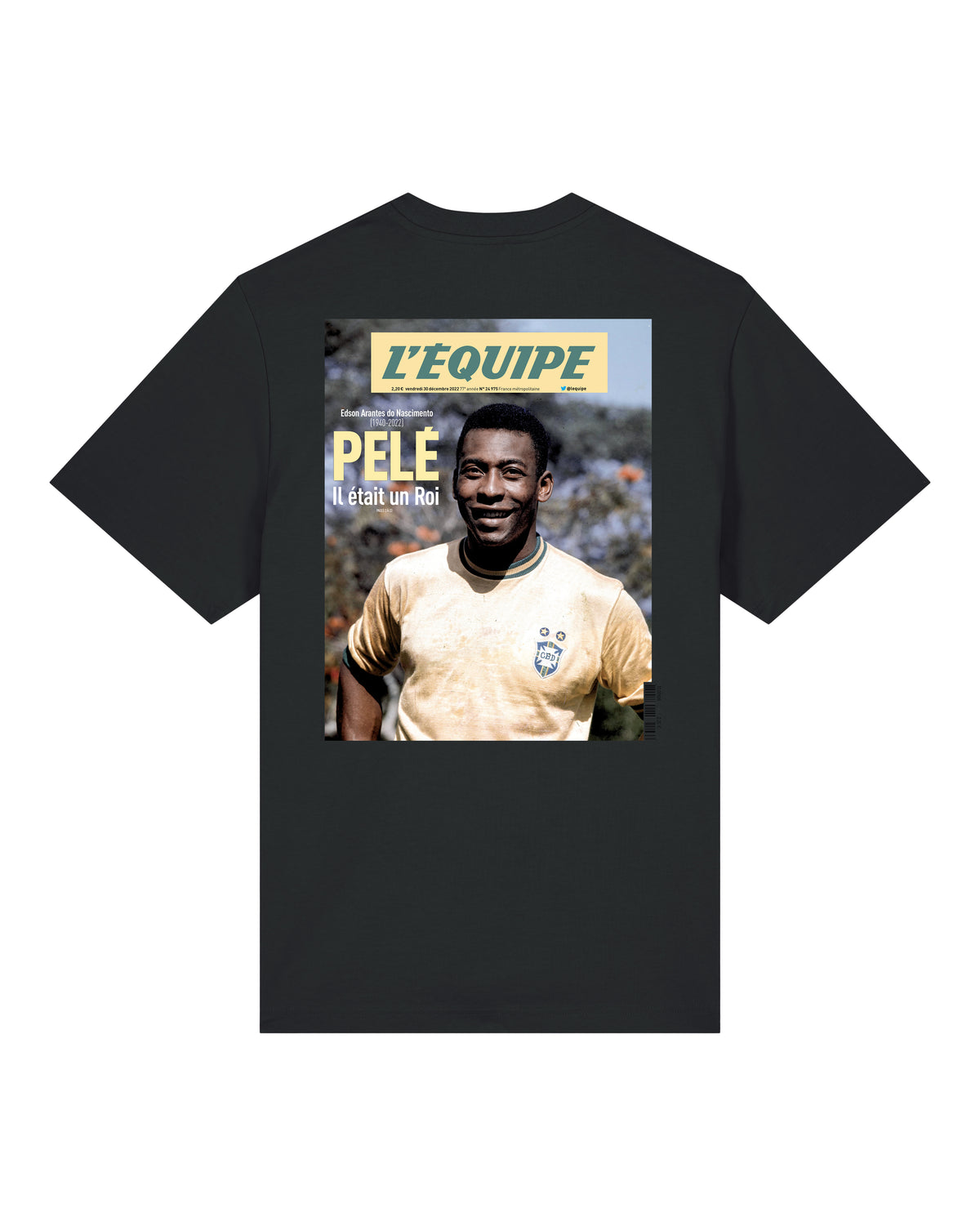 Tee Shirt Pelé, il était un Roi - L'Equipe x Foot Dimanche