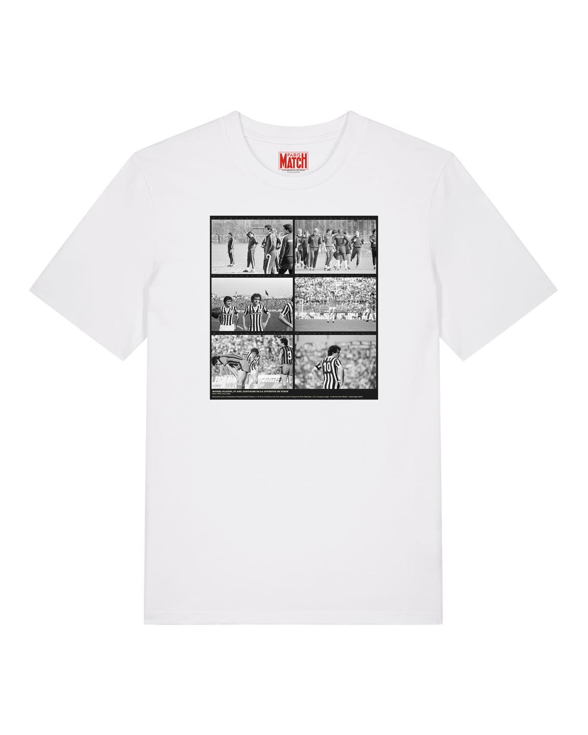 Tee Shirt Platini Planche Photos - Paris Match x Foot Dimanche